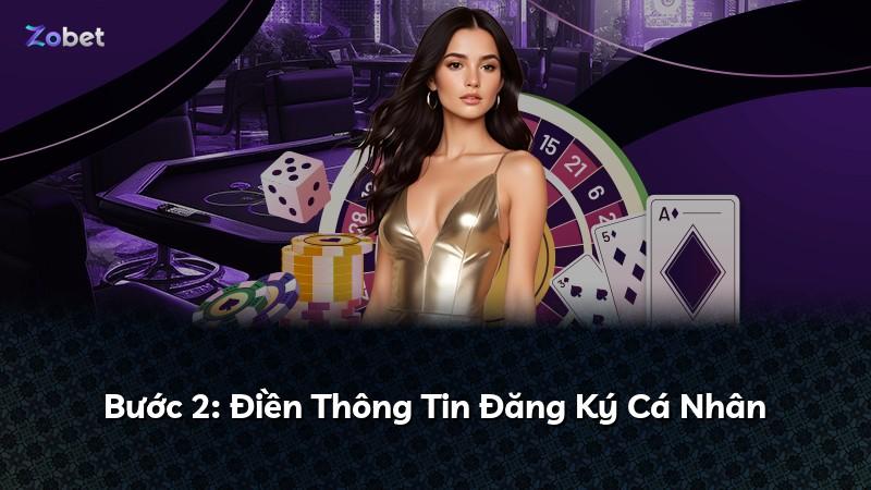 Bước 2: Điền Thông Tin Đăng Ký Cá Nhân